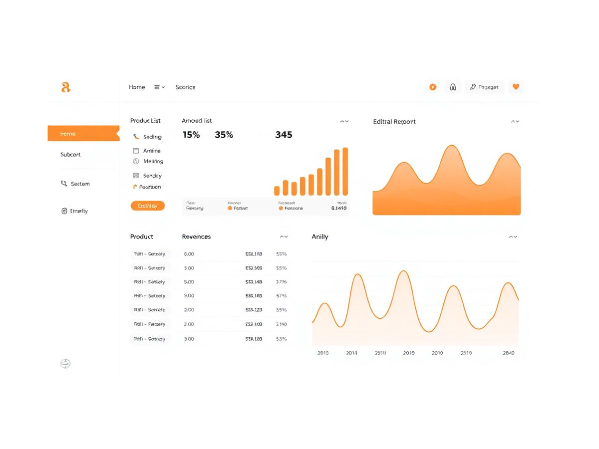 Panel de control Ecliz mostrando ventas y analíticas